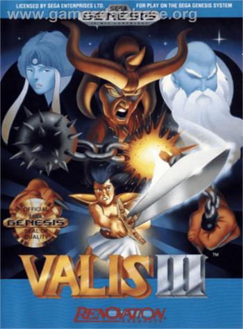 Cover Valis III for Genesis - Mega Drive